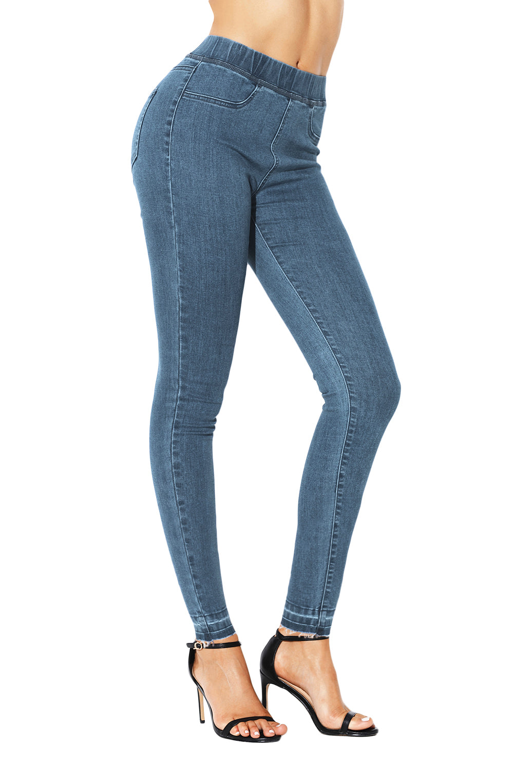 stretchable waist jeans