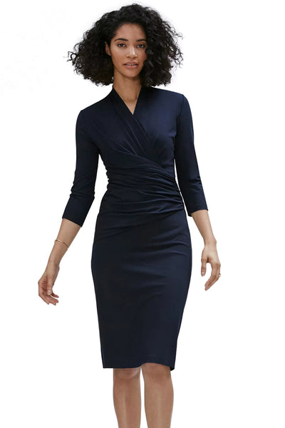 Wrap Long Sleeve Midi Dress Hot Sale ...