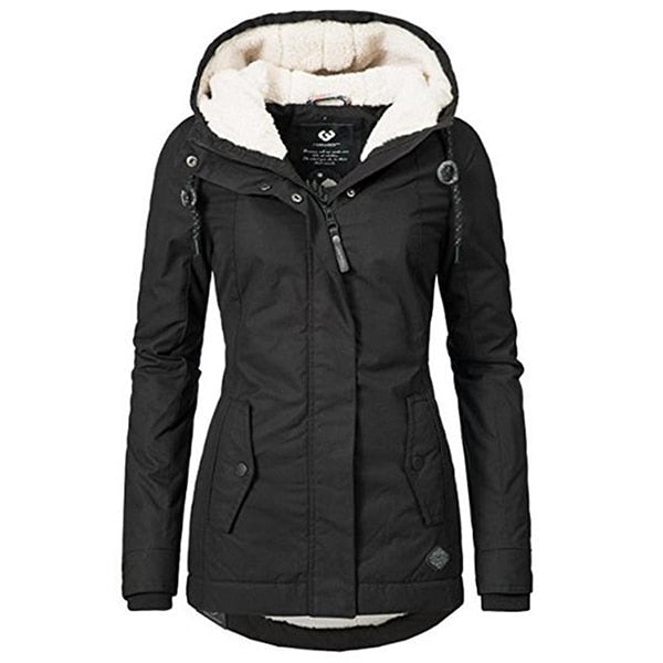 hooded winter jacket