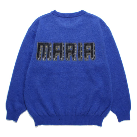 WACKO MARIA | LOGO MOHAIR KNIT JACQUARD SWEATER 23FW-WMK-KN16 Back