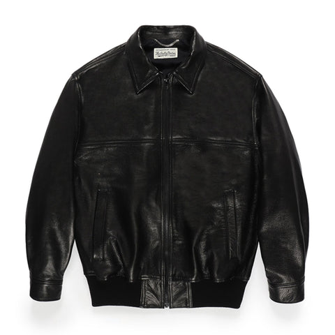 WACKO MARIA | LEATHER JACKET 23FW-WMO-BL01