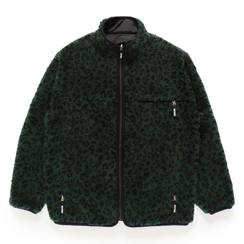 WACKO MARIA | REVERSIBLE LEOPARD BOA FLECE JACKET 23FW-WMO-OD06 Front1