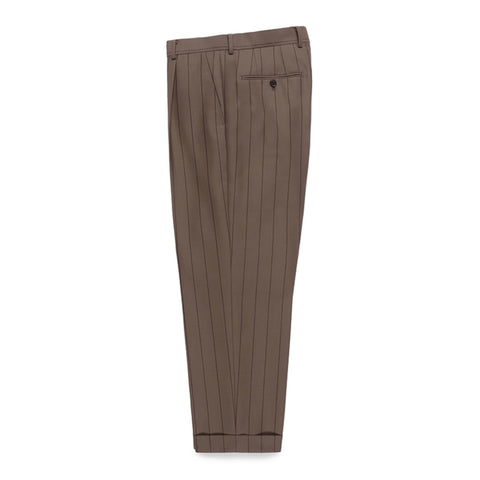 WACKO MARIA | DORMEUIL / STRIPED PLEATED TROUSER (TYPE-2) 23FW-WMP-TR23