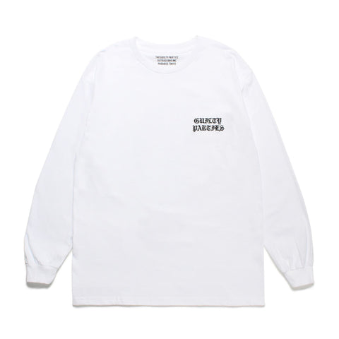 WACKO MARIA | LONG SLEEVE T-SHIRT TYPE-1 23FW-WMT-LT01 White