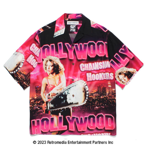 Image of WACKO MARIA | HOLLYWOOD CHAINSAW HOOKERS / HAWAIIAN SHIRT HCH-WM-HI01