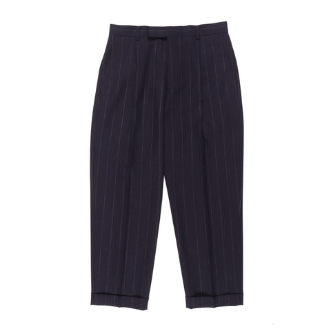 WACKO MARIA | DORMEUIL / STRIPED PLEATED TROUSER (TYPE-2) | 24SS-WMP-TR23