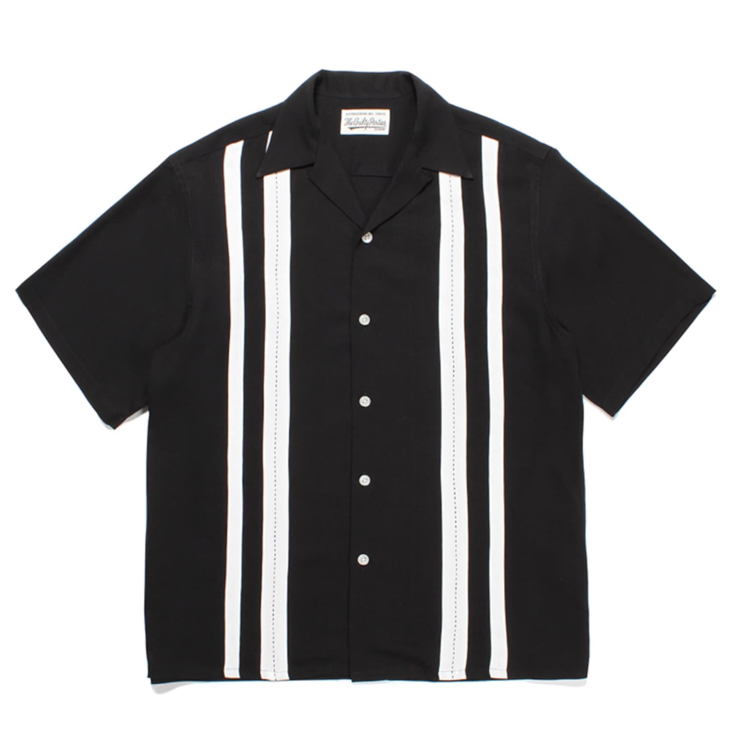 TWO TONE 50´S OPEN COLLAR SHIRT-