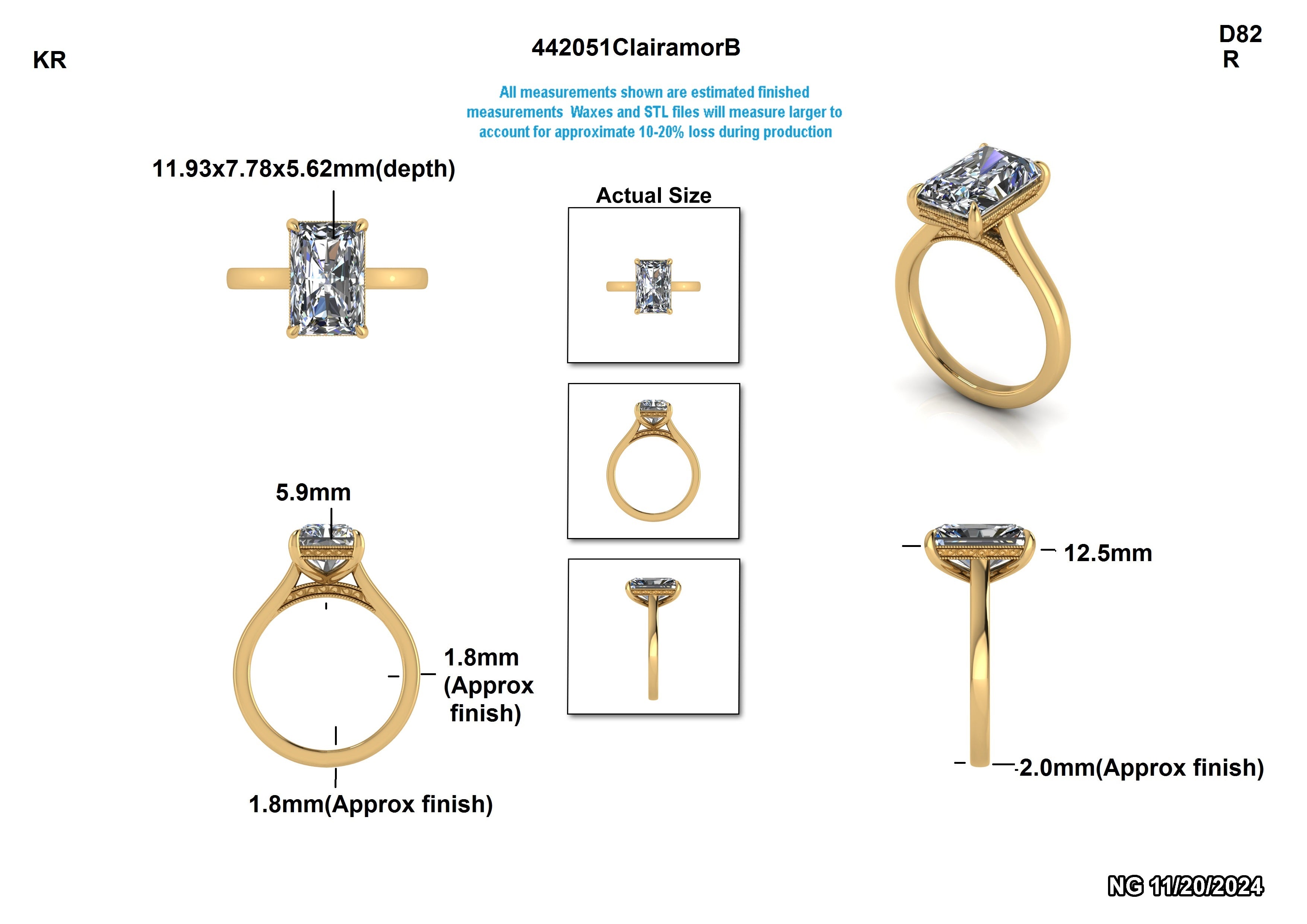 Steven L. Custom Engagement Ring