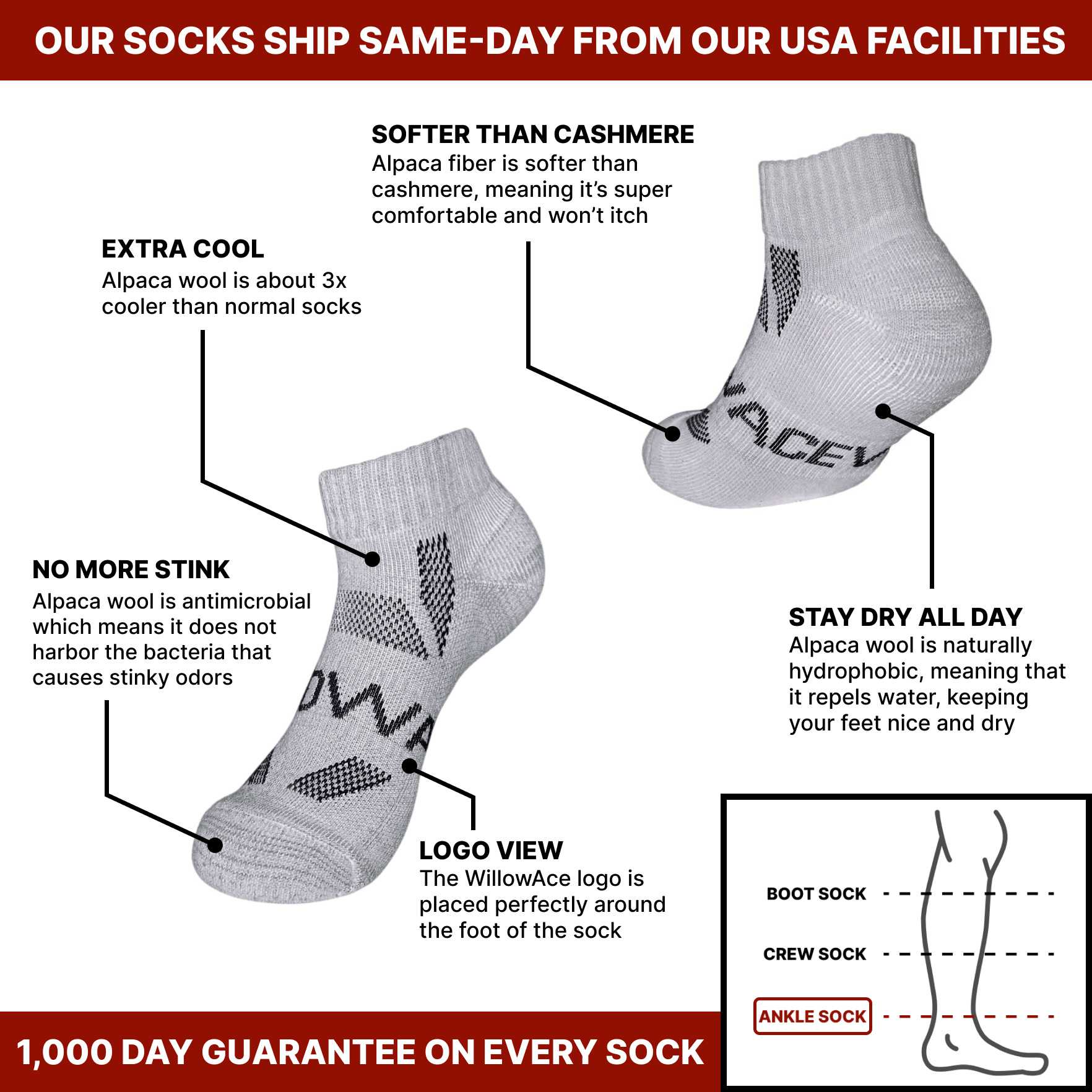 Women's Alpaca Socks - WillowAce product image