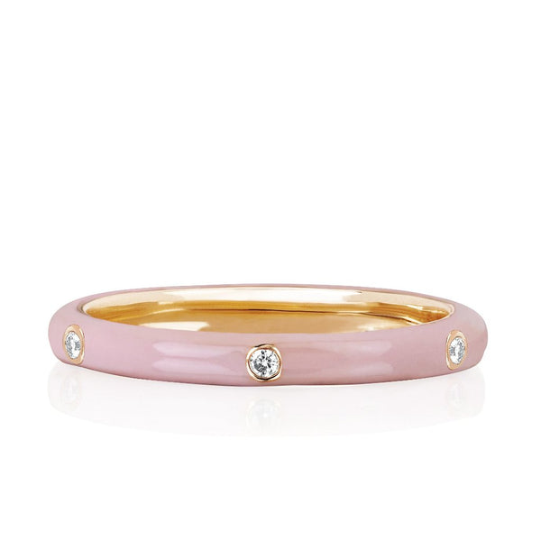 DLUXCA Gold Pink Rings | Gemstone Signet Ring | Gold Gem Stone Rings | Chunky Gold Statement Ring U-258