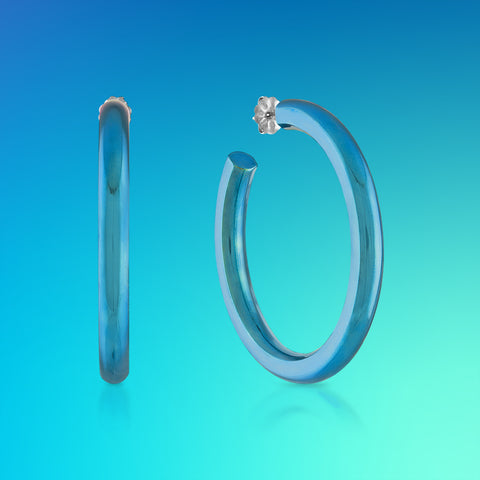The Light Blue Tube Electric Hoops™
