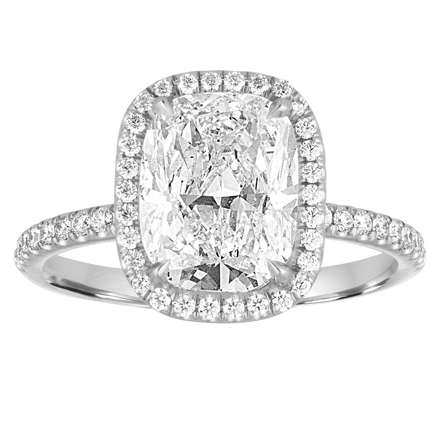 Classic Halo Engagement Ring 