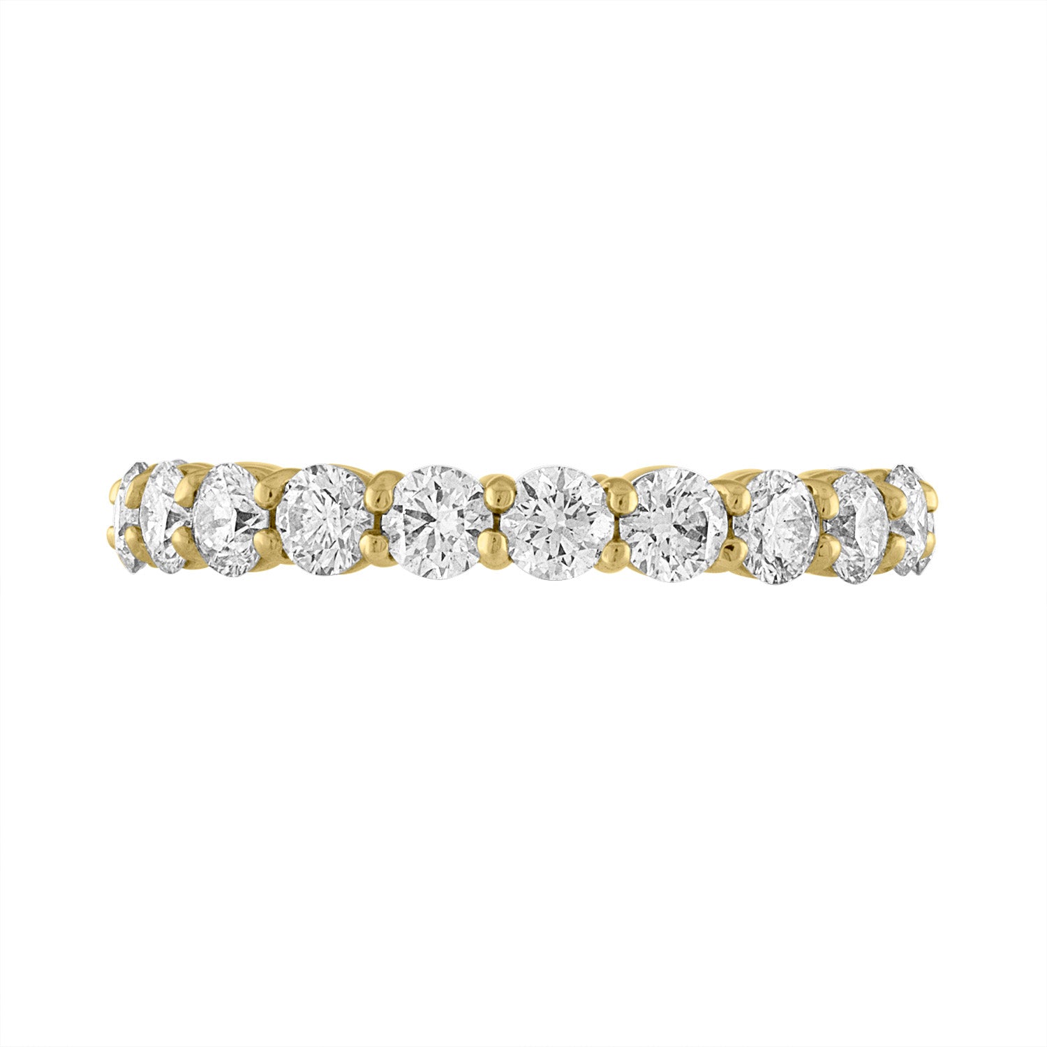 Common Prong Round Diamond Eternity Band