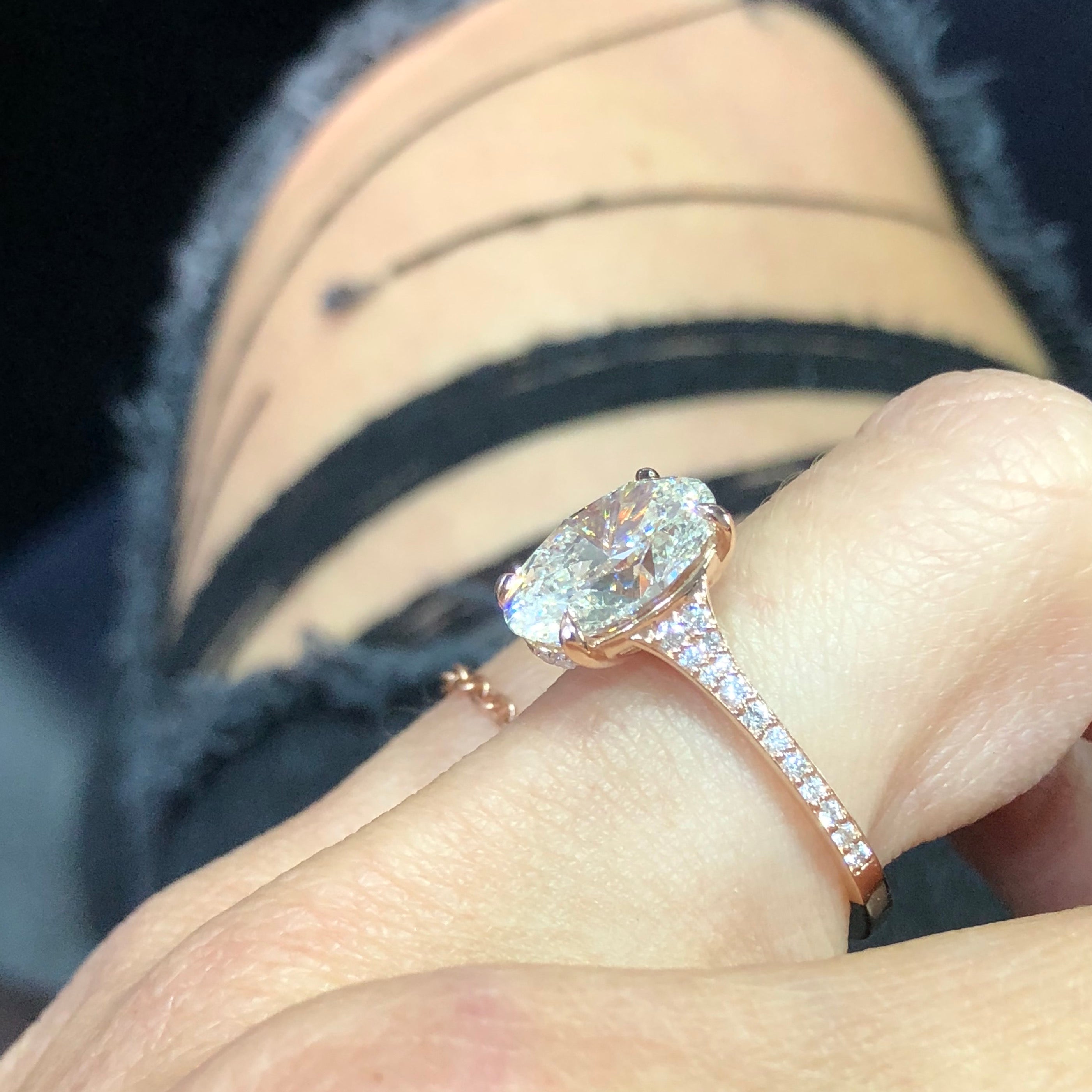 Signature Tapered Pave Engagement Ring