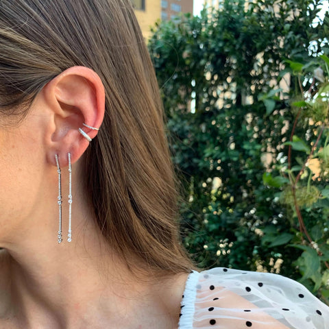 long earrings diamond