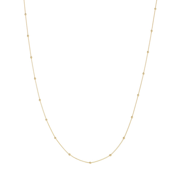 Diamond Pave Letter Necklace – Baby Gold