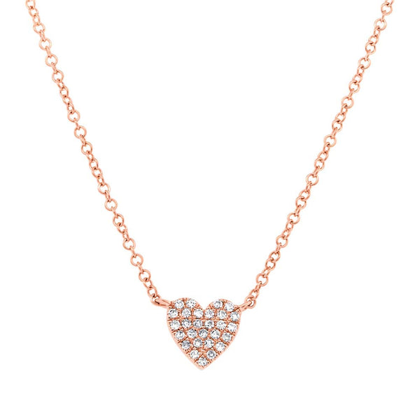 The Ronda Heart/Oval Pavé Pendant