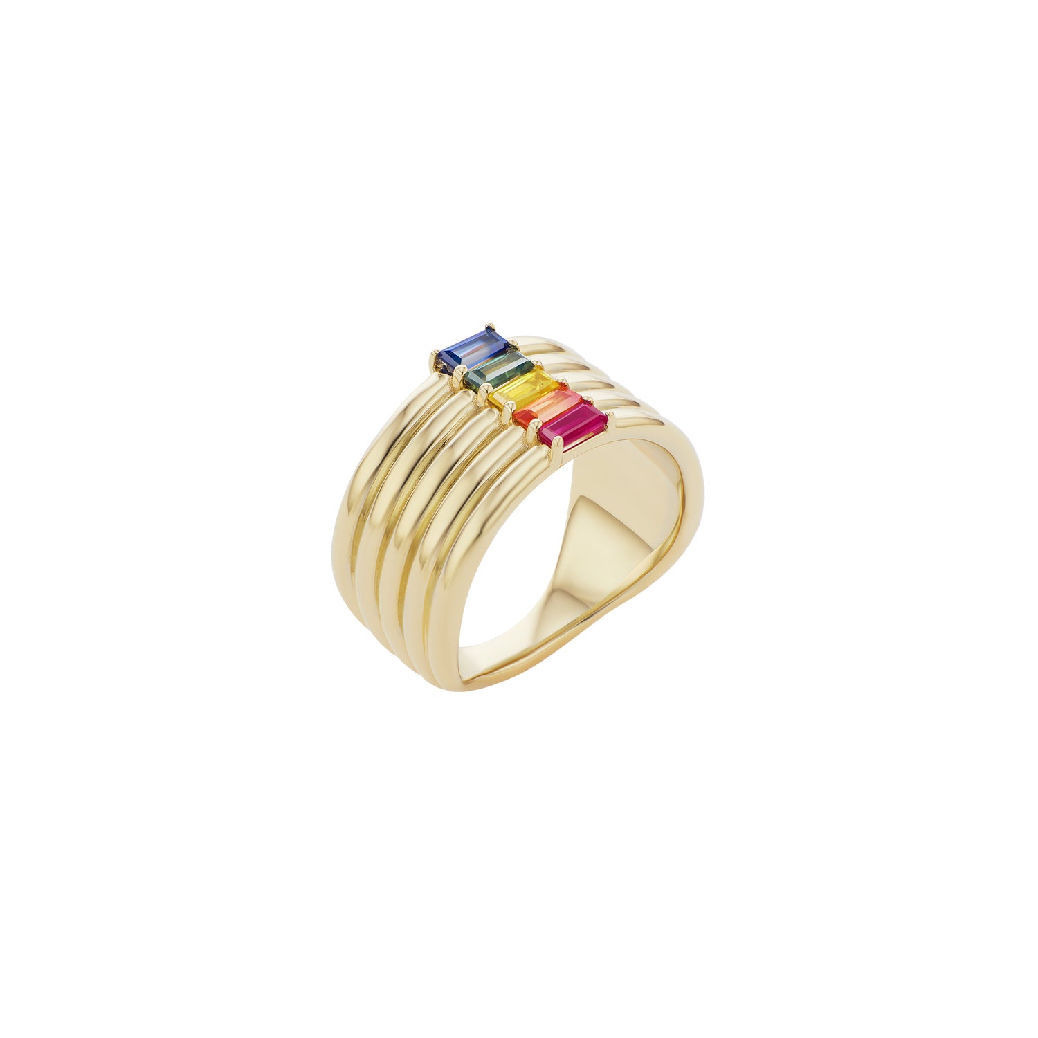 Revival Rainbow Stack Ring