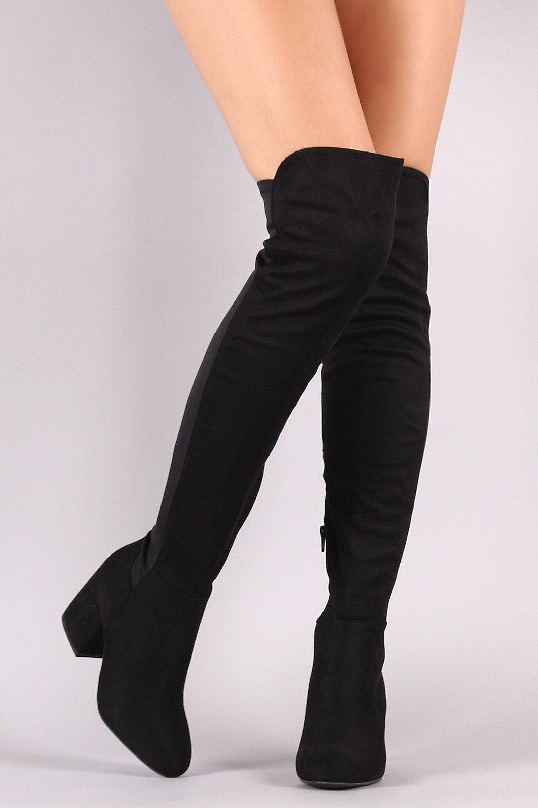 Thigh high black boots - Dimesi Boutique