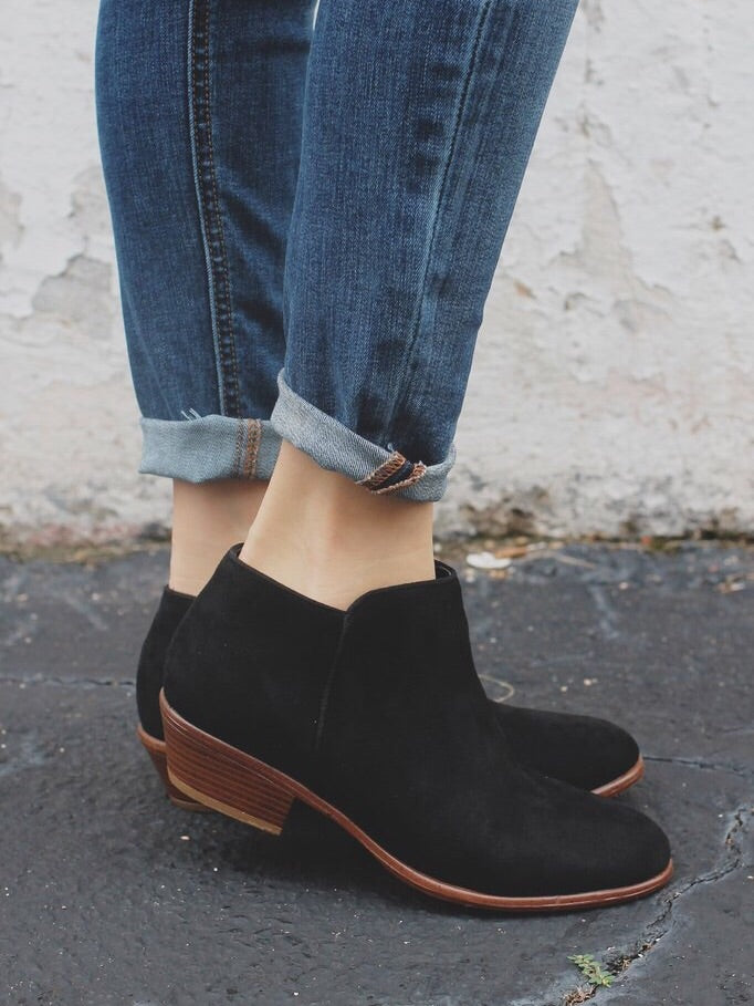 flat bootie shoes