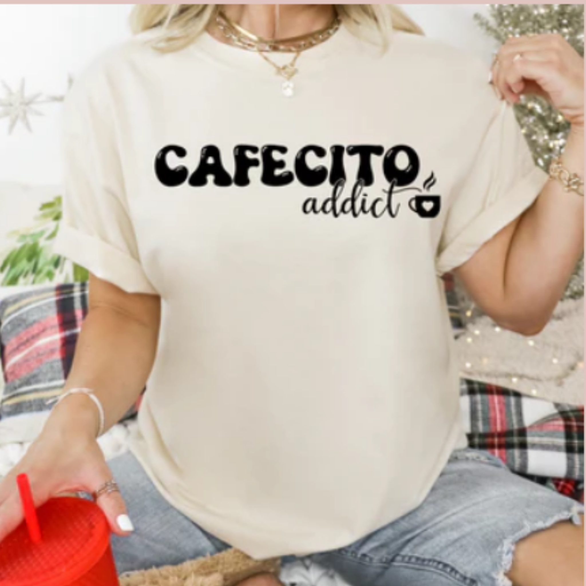 Cafecito Addict Tee
