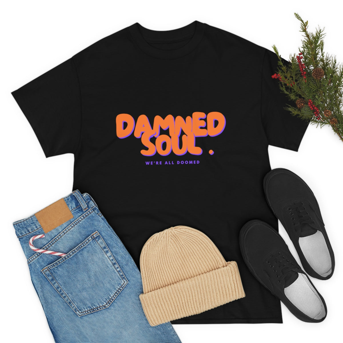 "Damned Soul" Unisex Heavy Cotton Tee