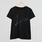 Zodiac Pisces Constellation Women’s Semi-Fitted Cotton Tee