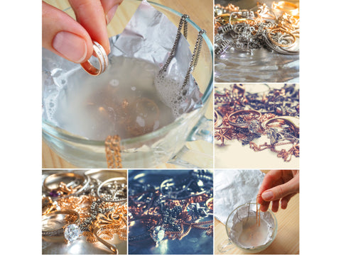 Cleaning Gold Chains with Warm Water