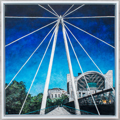Charing Cross Bridge London British Artist Diane Griffiths