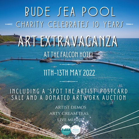 Bude Sea Pool Art Extravaganza - 'Spot the Artist' Postcard Exhibition 2022