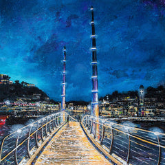 Torquay Marina Devon Original Art Diane Griffiths