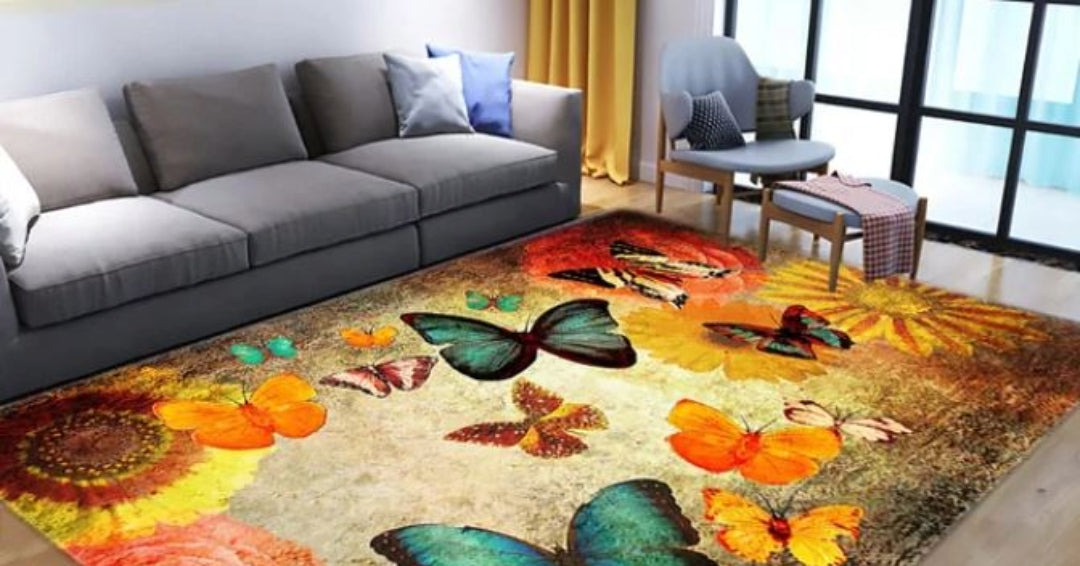 butterfly rug