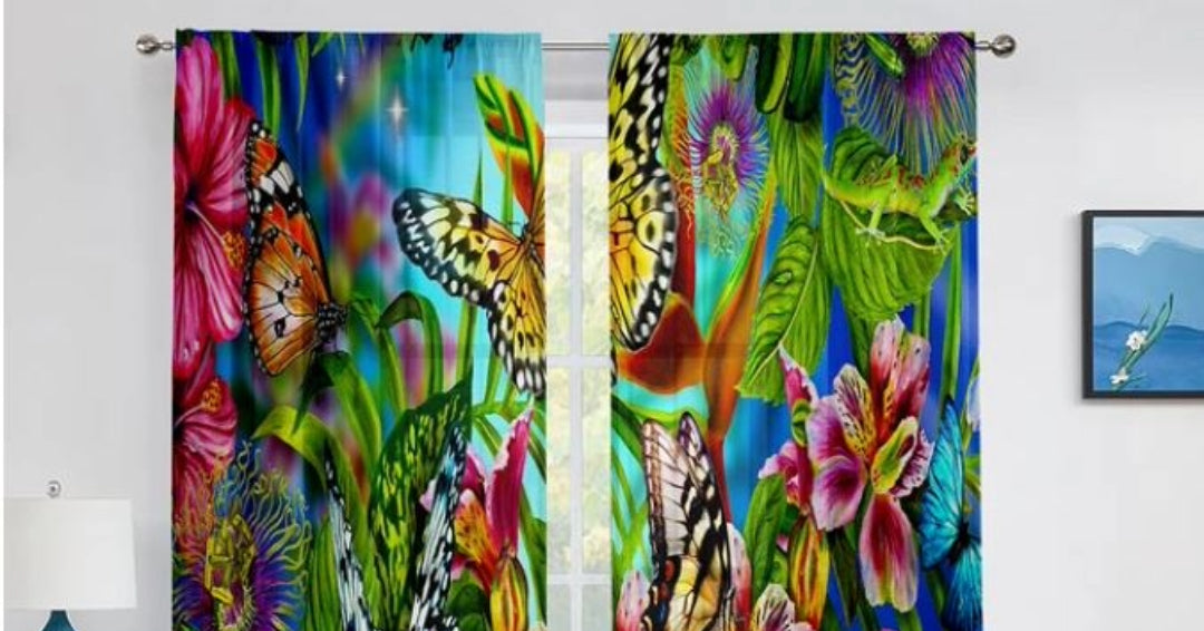 butterfly curtains