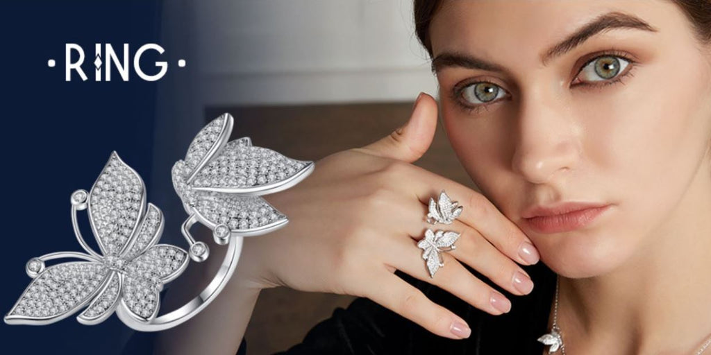 butterfly ring for ladies