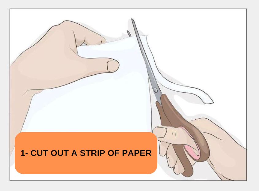 cut out a strip of paper