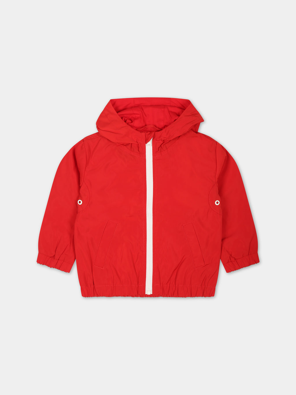 Red wind jacket for baby kids