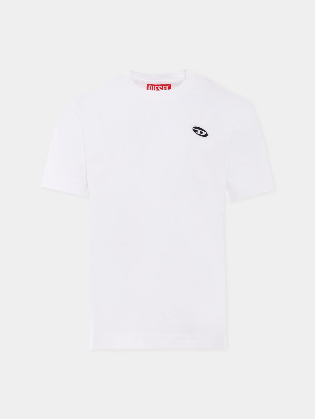 T-shirt bianca per bambino con logo