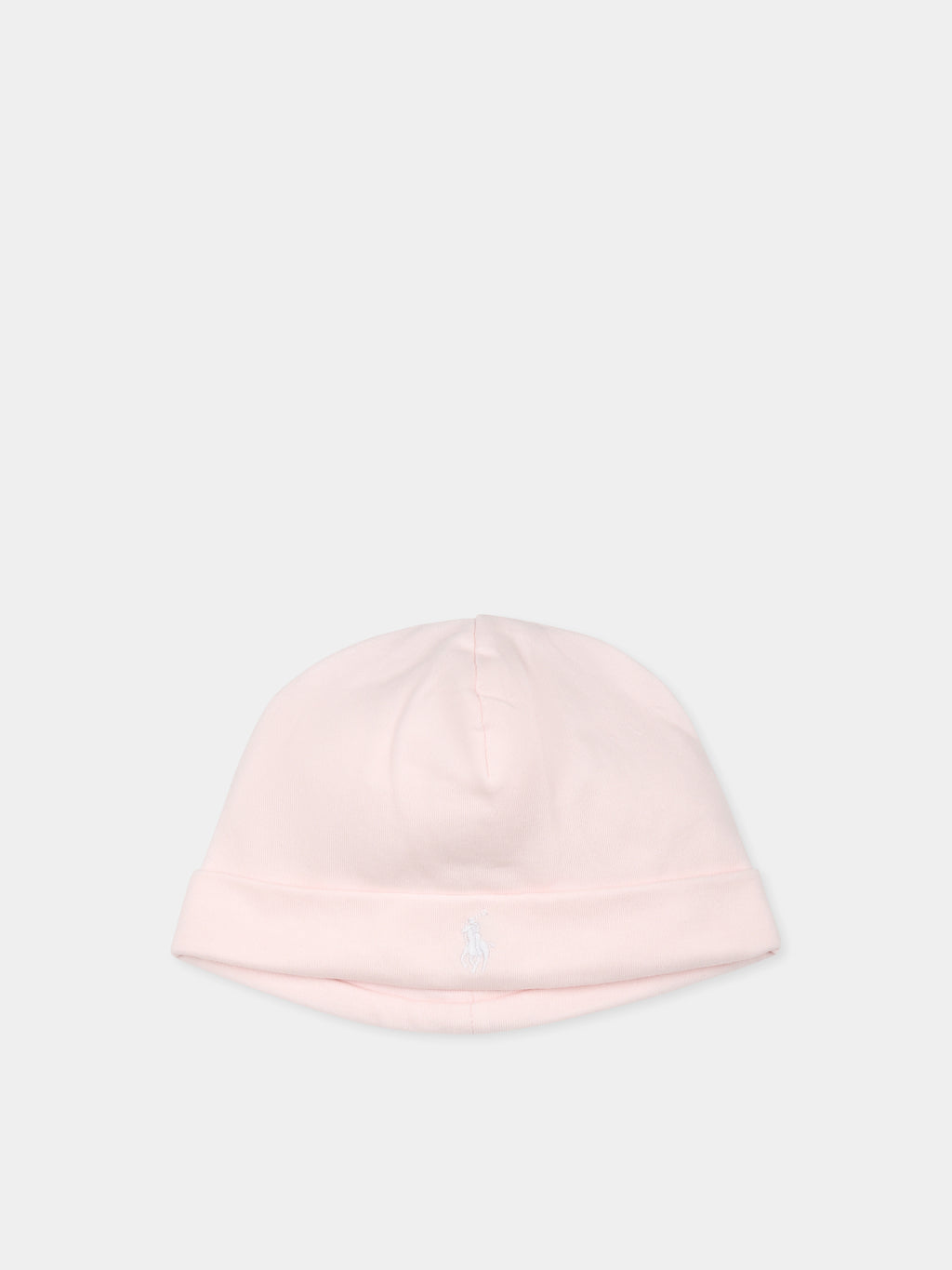 Pink hat with logo