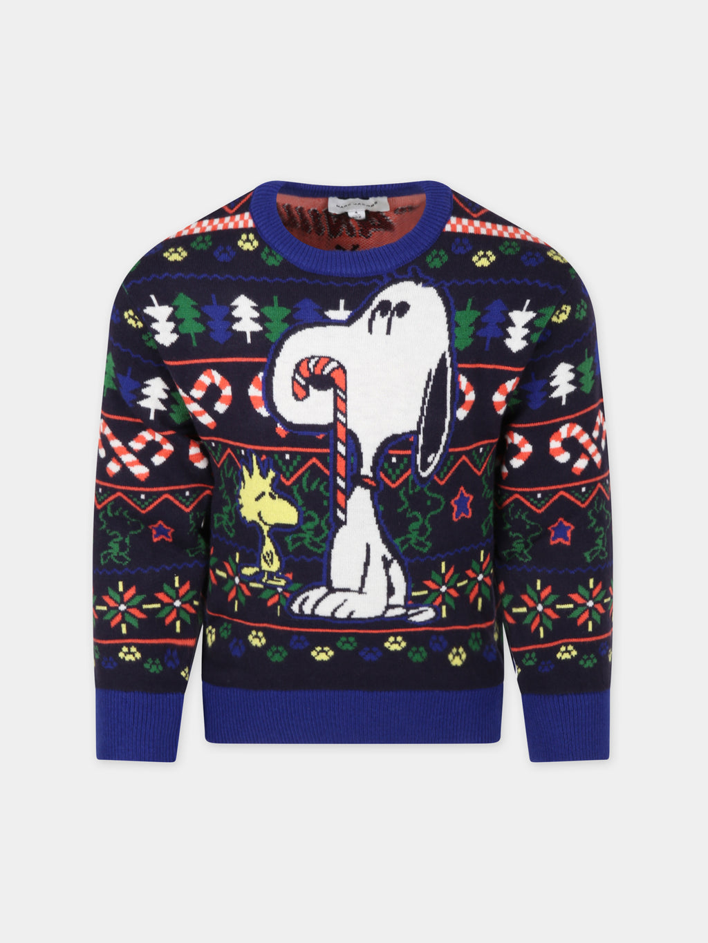 Multicolor sweater for kids with Snoopy