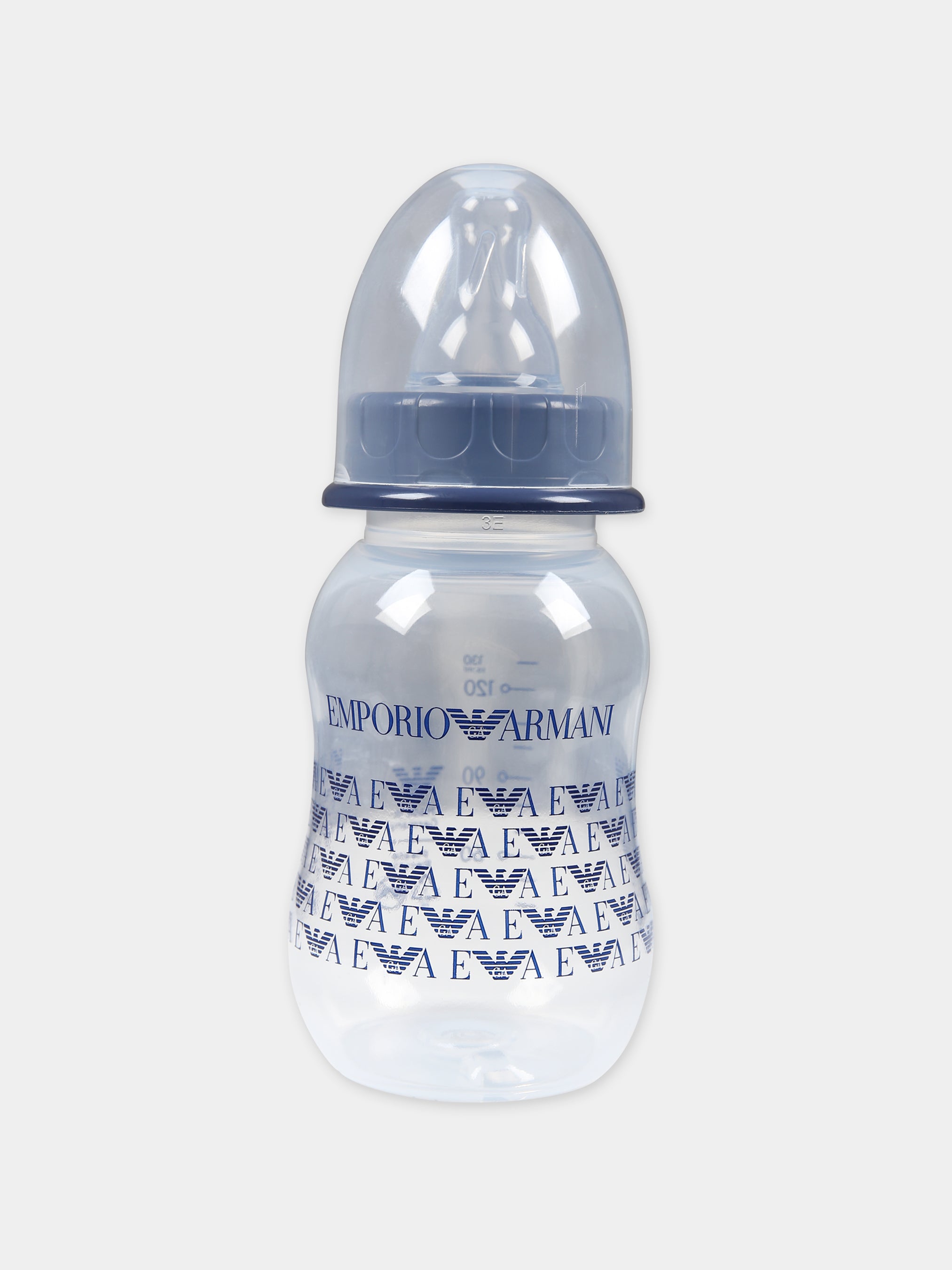 Emporio Armani-Baby Boys Grey Bottle & Dummy Gift Set