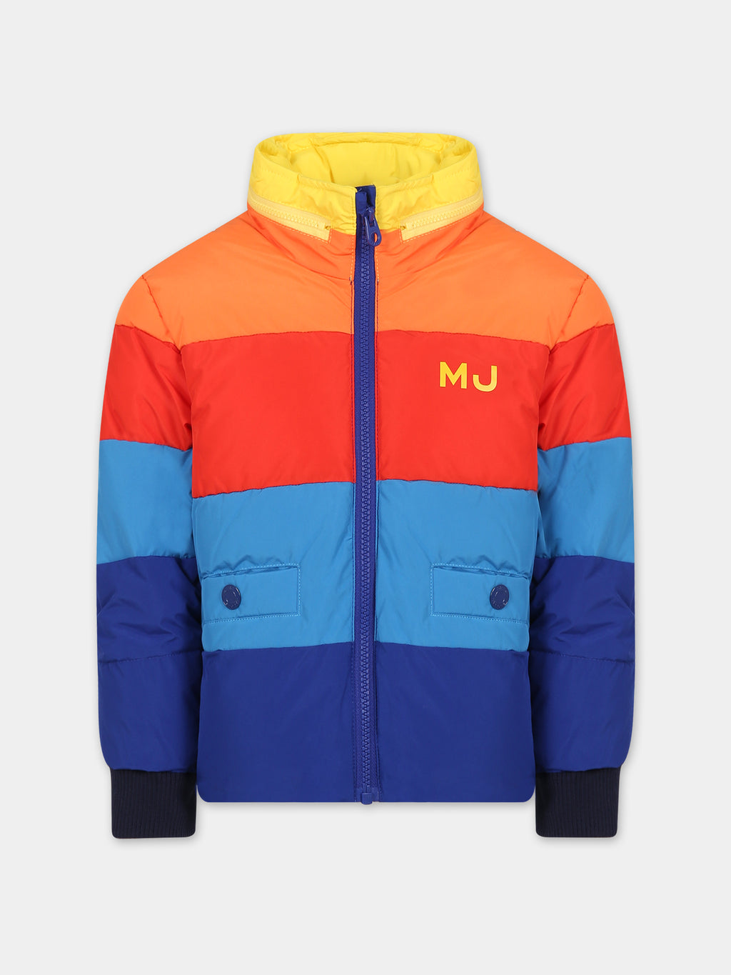 Multicolor padded jacket for boy