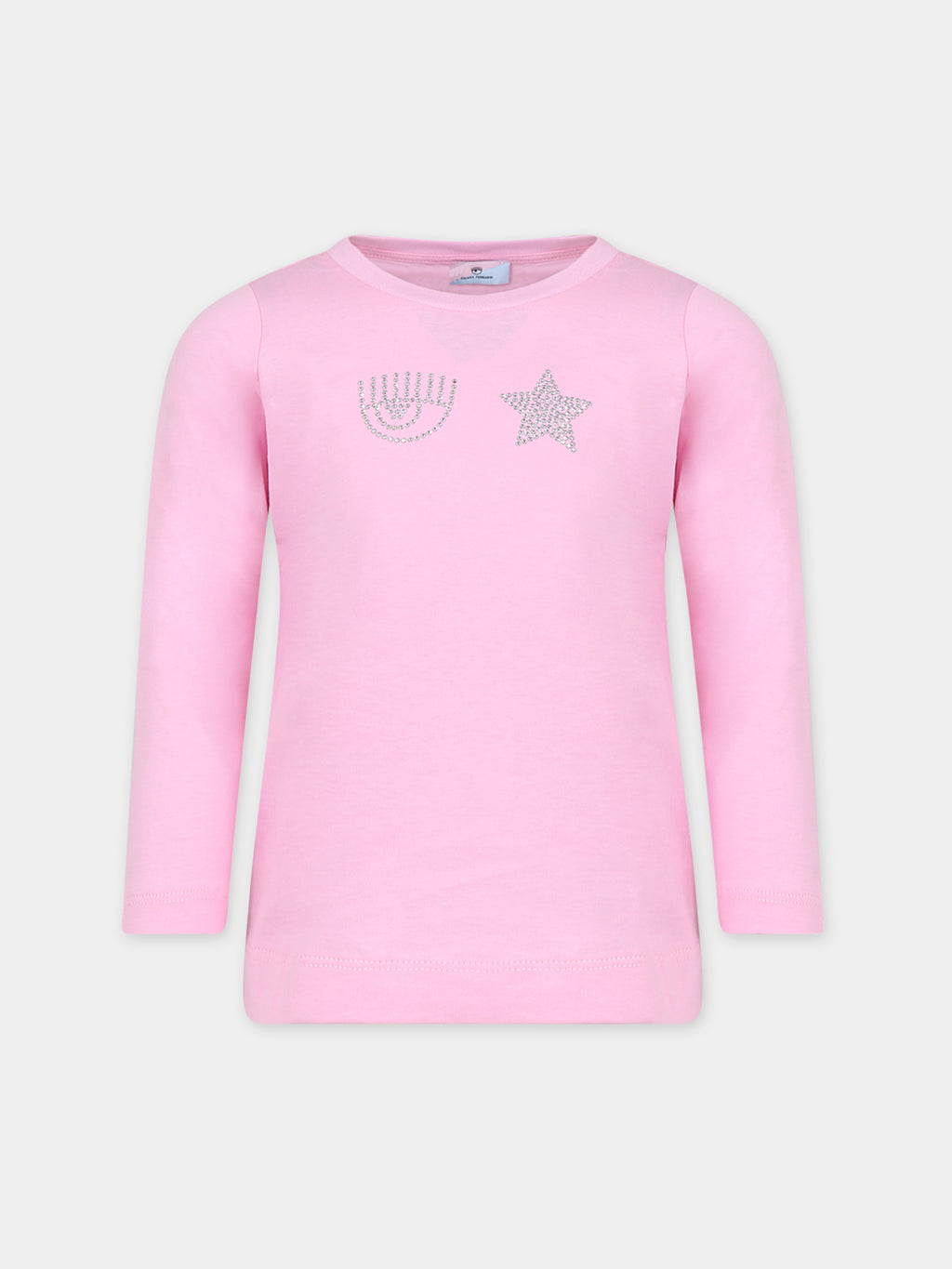 Pink t-shirt for girl with eyestar