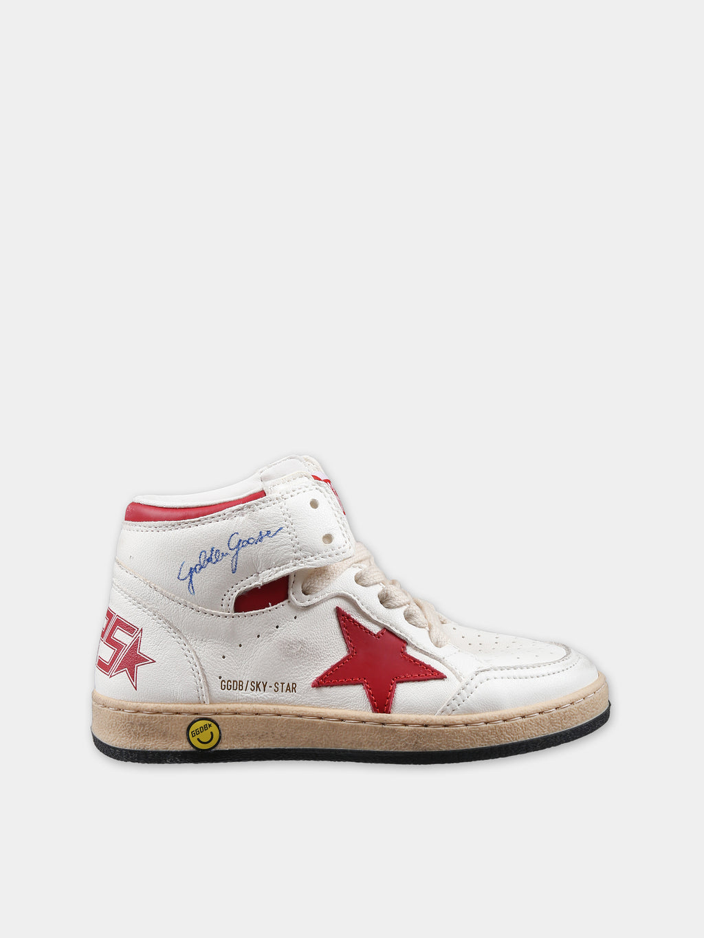 White Sky Star sneakers for kids with star