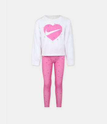 ▷ Completo rosa per bambina con swoosh Nike