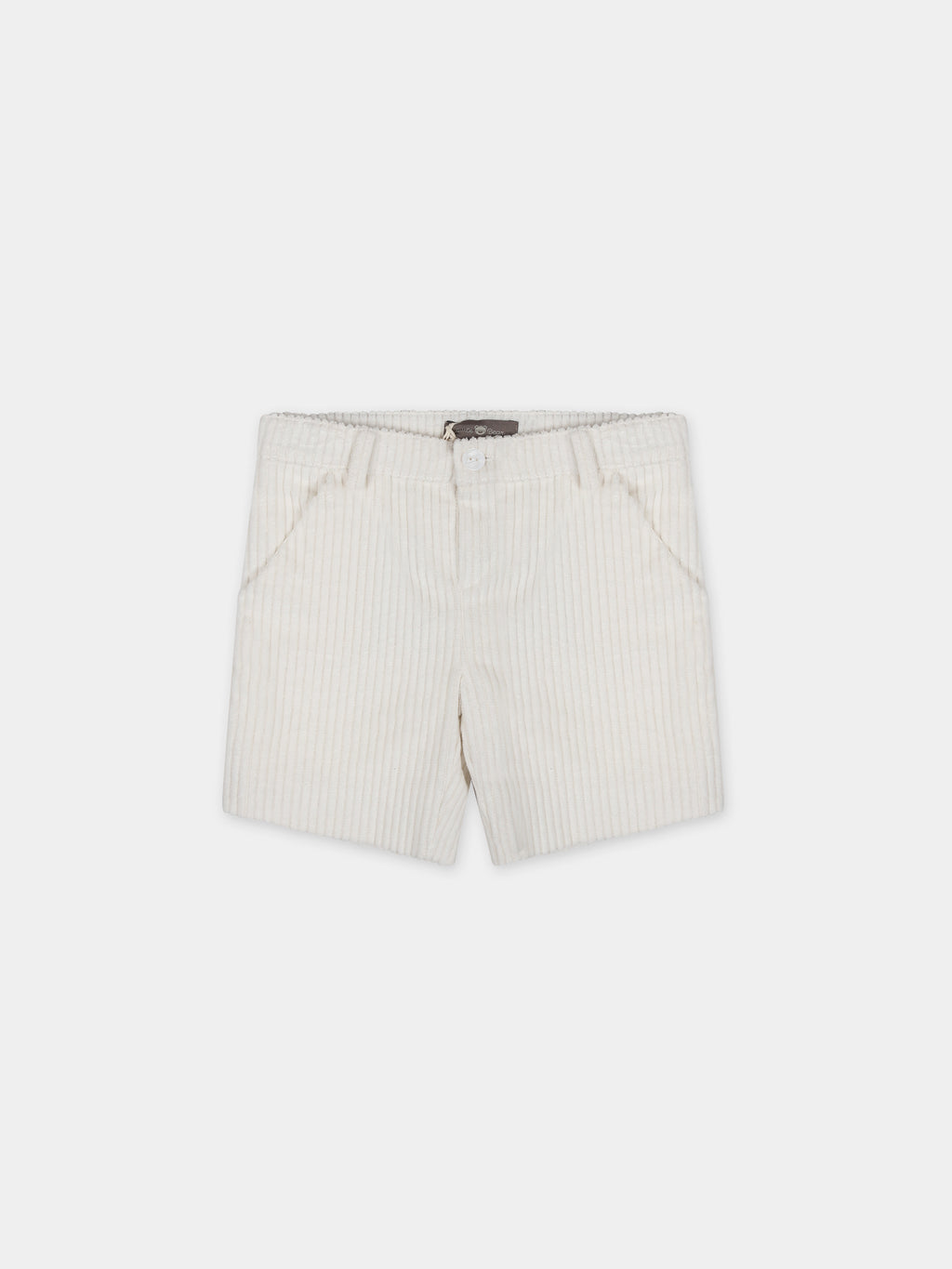 White shorts for baby boy