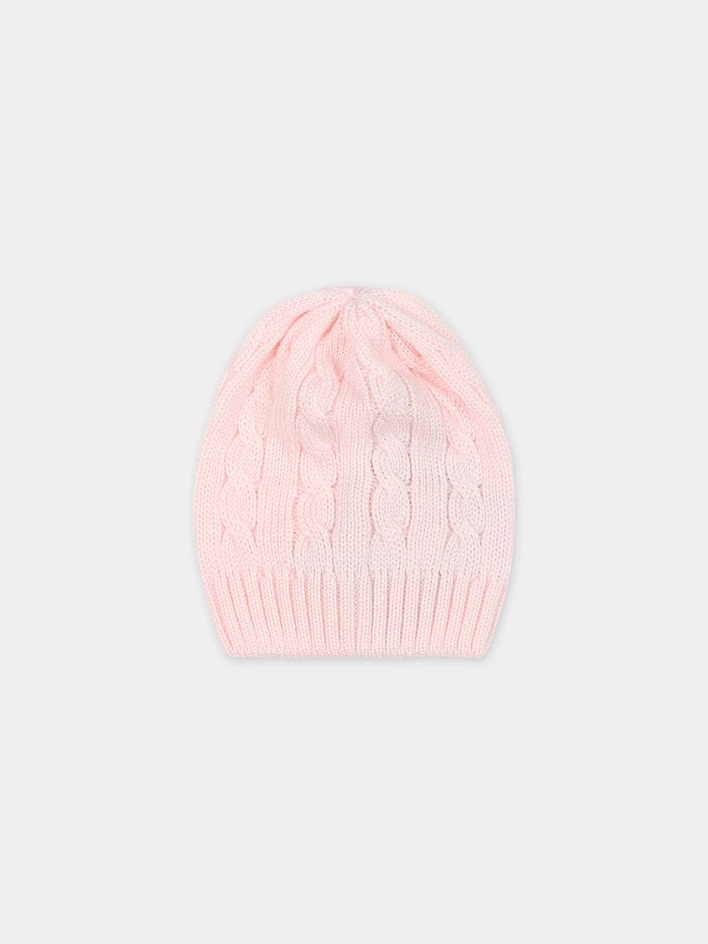 Pink hat for baby girl
