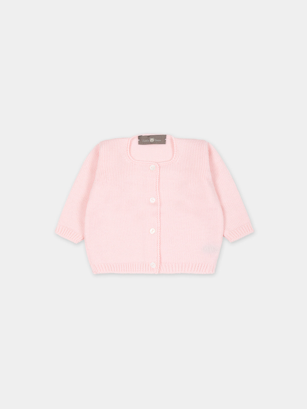 Cardigan rosa per neonata