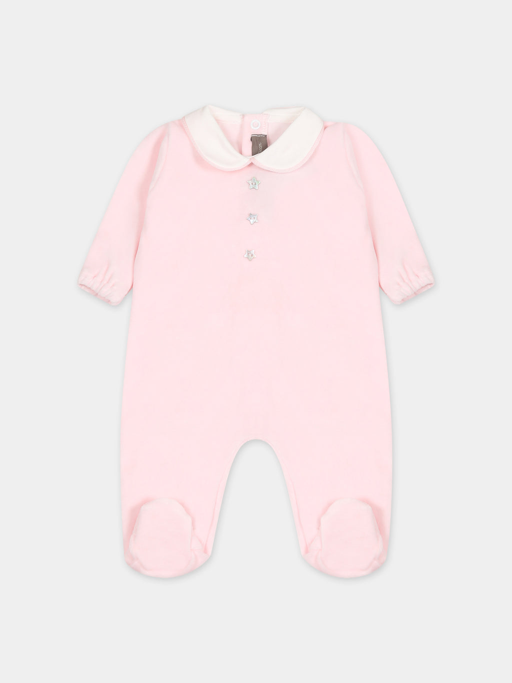 Pink babygrow for baby girl