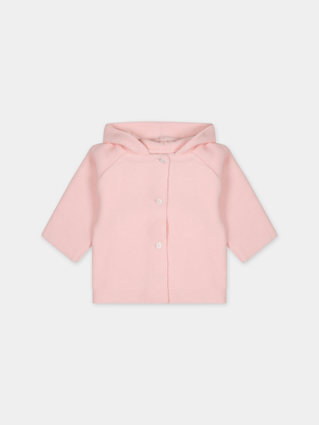 Cappotto rosa per neonata