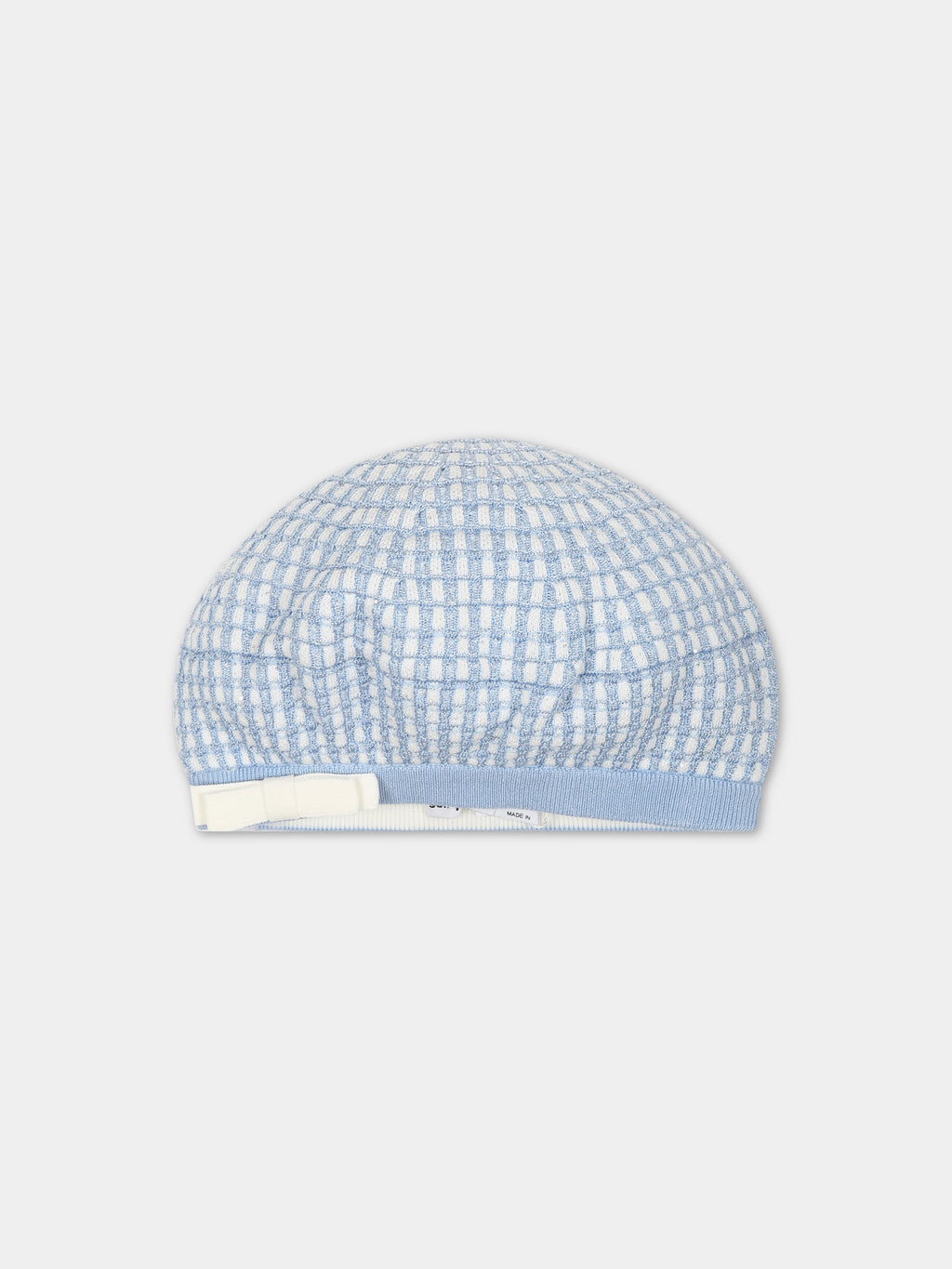 Light blue cloche pour fille avec bow